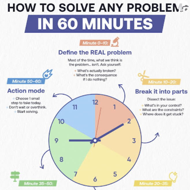 How to solve any problem in 60 mins